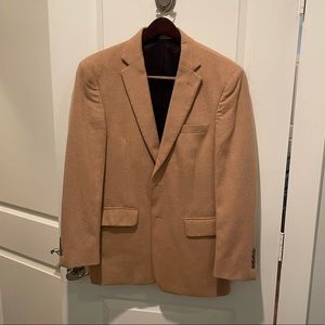 Camel hair blazer
